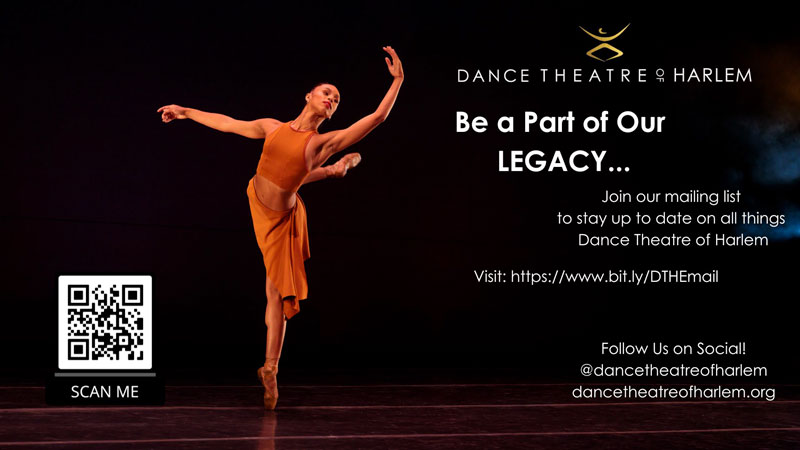 Join the Dance Theatre of Harlem mailing list