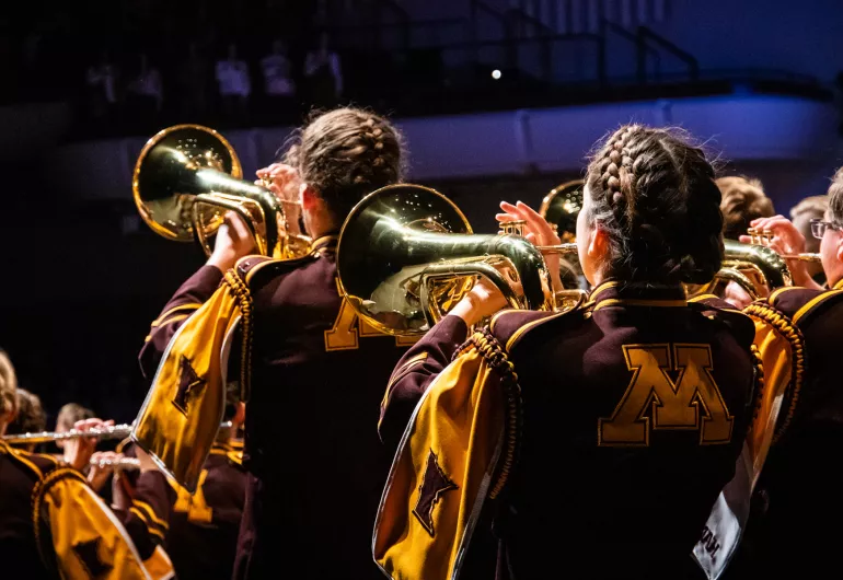 U of M Marching Band Concerts event page