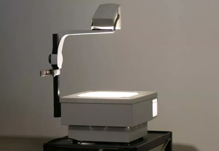 An overhead projector