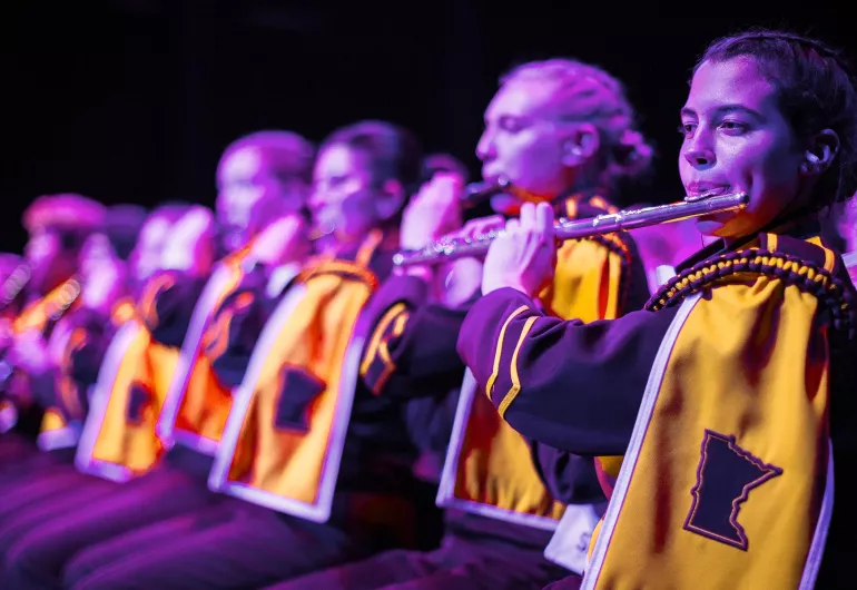 UMN Marching Band event page