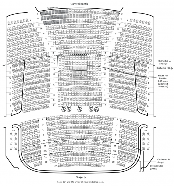 Northrop Seating Charts and View From Seat Our Venues