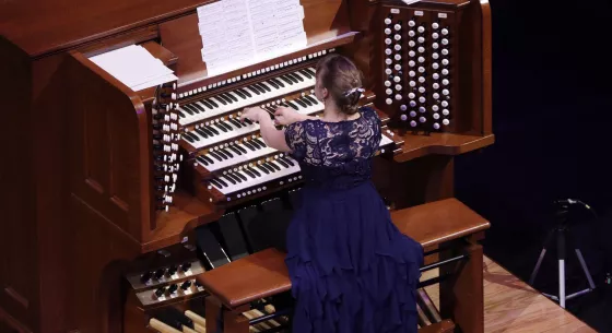 Katelyn Emerson playing the Northrop Organ