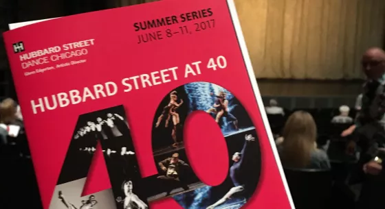 Hubbard Street at 40 playbill