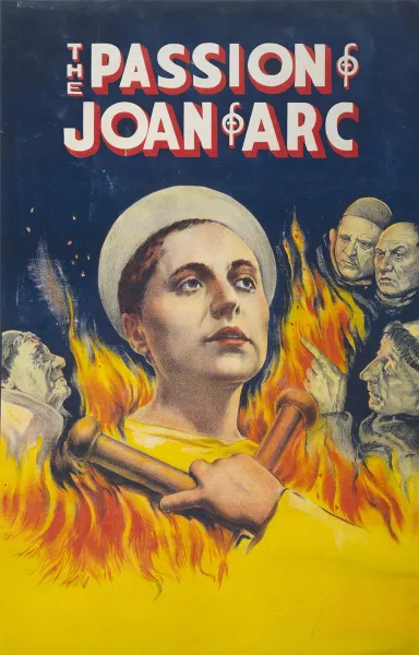 Poster for The Passion of Joan of Arc silent film