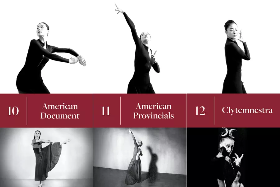 10. American Document; 11. American Provincials; 12. Clytemnestra