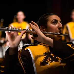 flute player